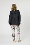 COMO EMBOSSED SHIRT - blk gold